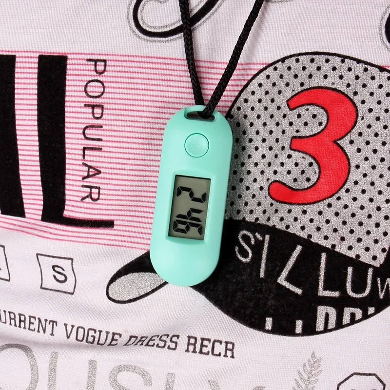 Mini Portable Digital Watch for Students Exam-Ready Quiet Design Library Friendly Pocket Watch Keychain Buckle