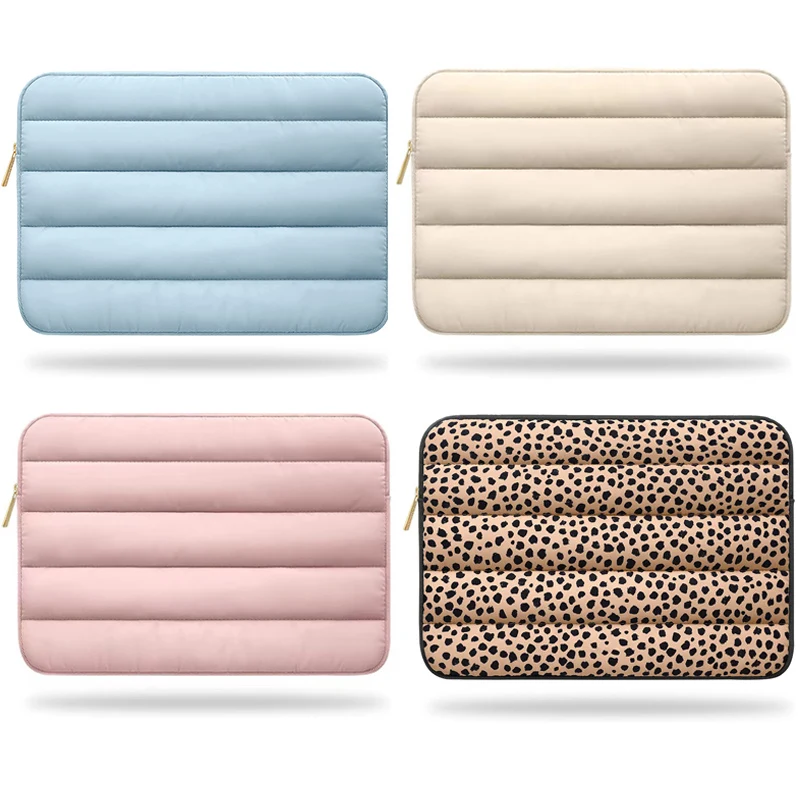 Computador Maleta Bolsas para Ipad Macbook Asus hp Lenovo Puffy Laptop Sleeve Capa Bolsa Candy Cor 11 em 12 em 13 em 14 em 15 em Novo