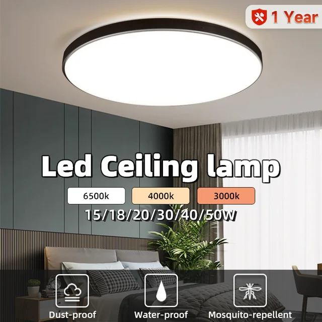 현대 천장 램프는 슈퍼 밝은 LED 천장 조명으로, 거실, 침실, 욕실 등 다양한 공간에서 사용할 수 있습니다.