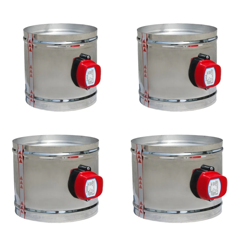 

220V Steel Motorized Damper Vent Valves Air Volumes Control Valves
