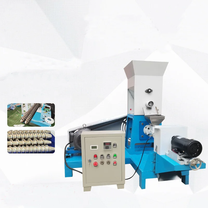 

Industrial Dog Pet Floating Fish Feed Extrude Machine Dry Food Pellet Making Machine Puffing Mill Extruder Production Line