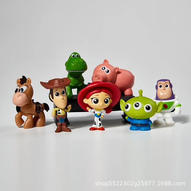 Toy Story Cute Cartoon Croo Charms Souvenir Decoration PVC Woody Rex Buzz Lightyear Anime Slippers Jewelry Gifts for Children