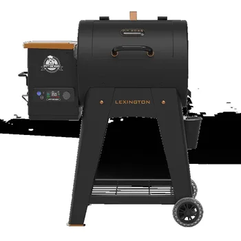 Pit Boss Lexington 500 Sq in Wood Fired Pellet Grill and Smoker – Onyx Series 1