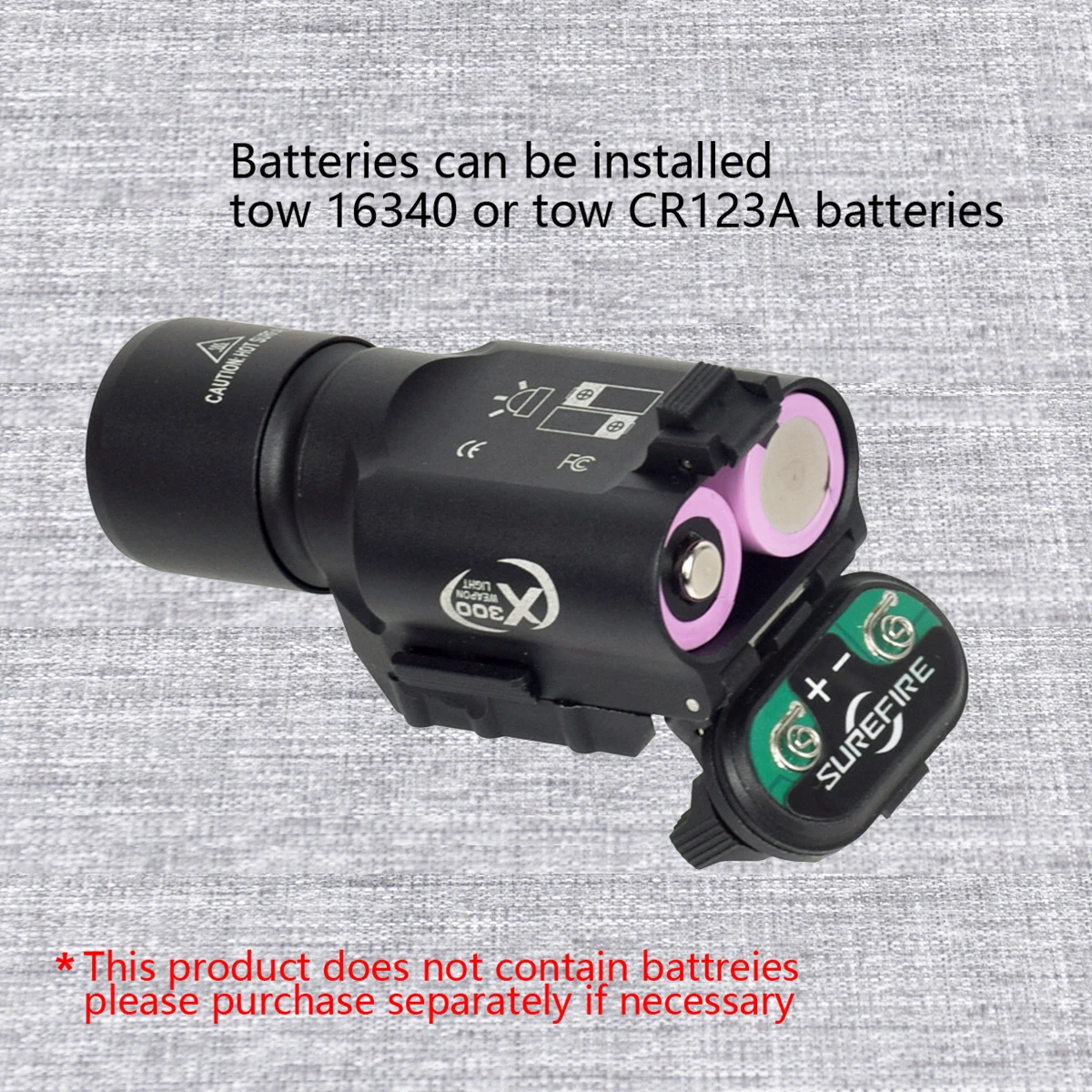 SureFire Tactical X300 X300U Ultra X300V XH35 Metal Pistol