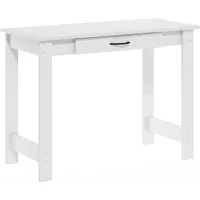 Writing Desk with Drawer, White, Special Feature Lightweight, Sturdy, Durable, Compact, Easy Assembly, Computer Desks 2