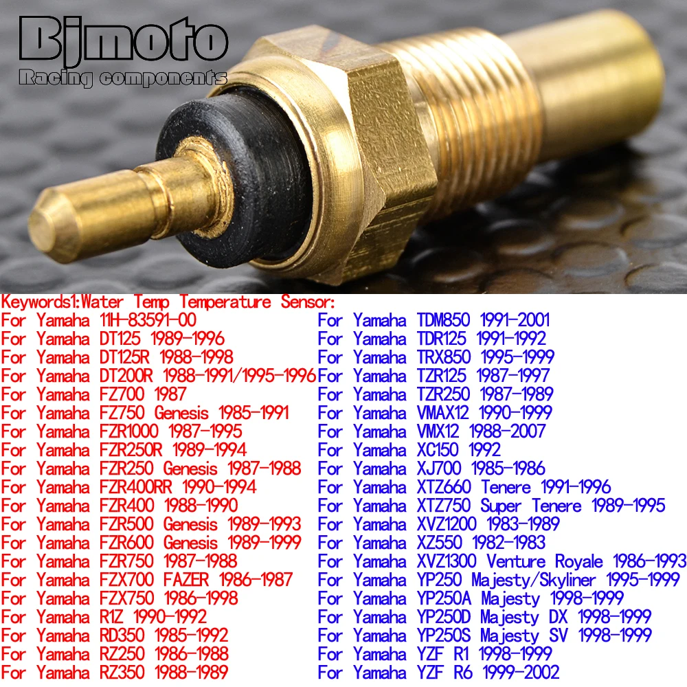 

TDR TZR 125 TDR-125 Motorcycle Water Temp Temperature Sensor For Yamaha TDR125 TRX850 TZR125 TZR250 VMAX12 VMX12 XC150 XJ 700