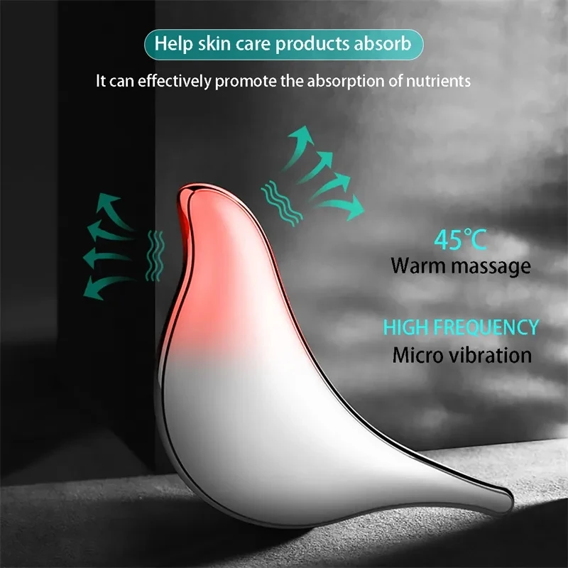 Beauty Neck Face Eye Massager Face Sculpting Tool Skin Rejuvenation Device With Heating Vibration for Anti-aging Lifting Facial