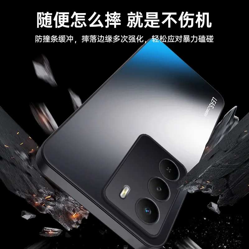 Sleek Acrylic Matte Frosted Shockproof Phone Case with Bumper Protection