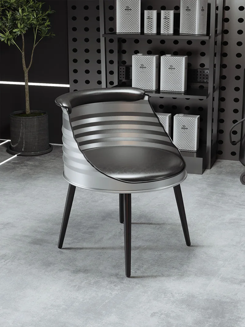 Wrought Iron Card Seat Sofa Combination Cafe Commercial Table and Chair Customization