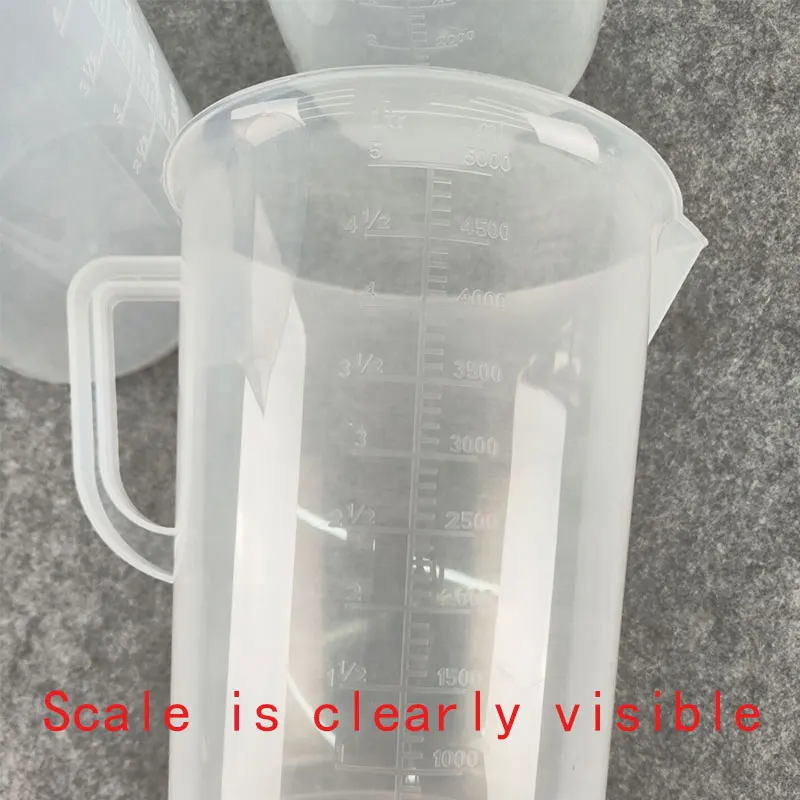 5 liter oil measuring cup Large capacity with graduated transmission oil measuring cup auto repair drum wave box filling mea