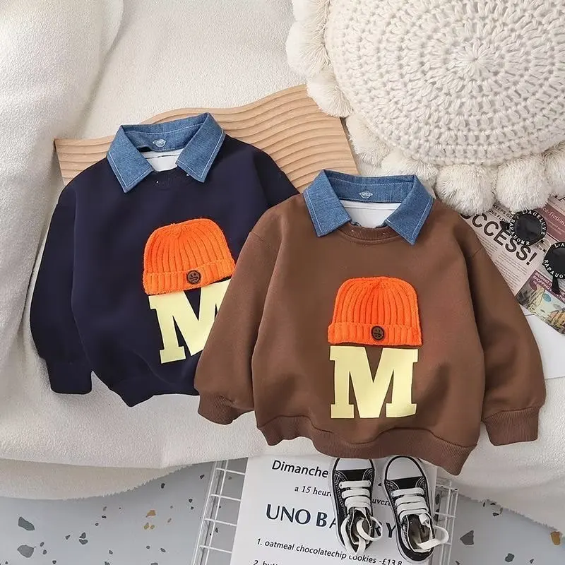 Children Polo Shirt Spring Tops TeesClothing Baby Boys Autumn Fashion New Toddler Costume Boy's Turn-down CollarT-shirt New