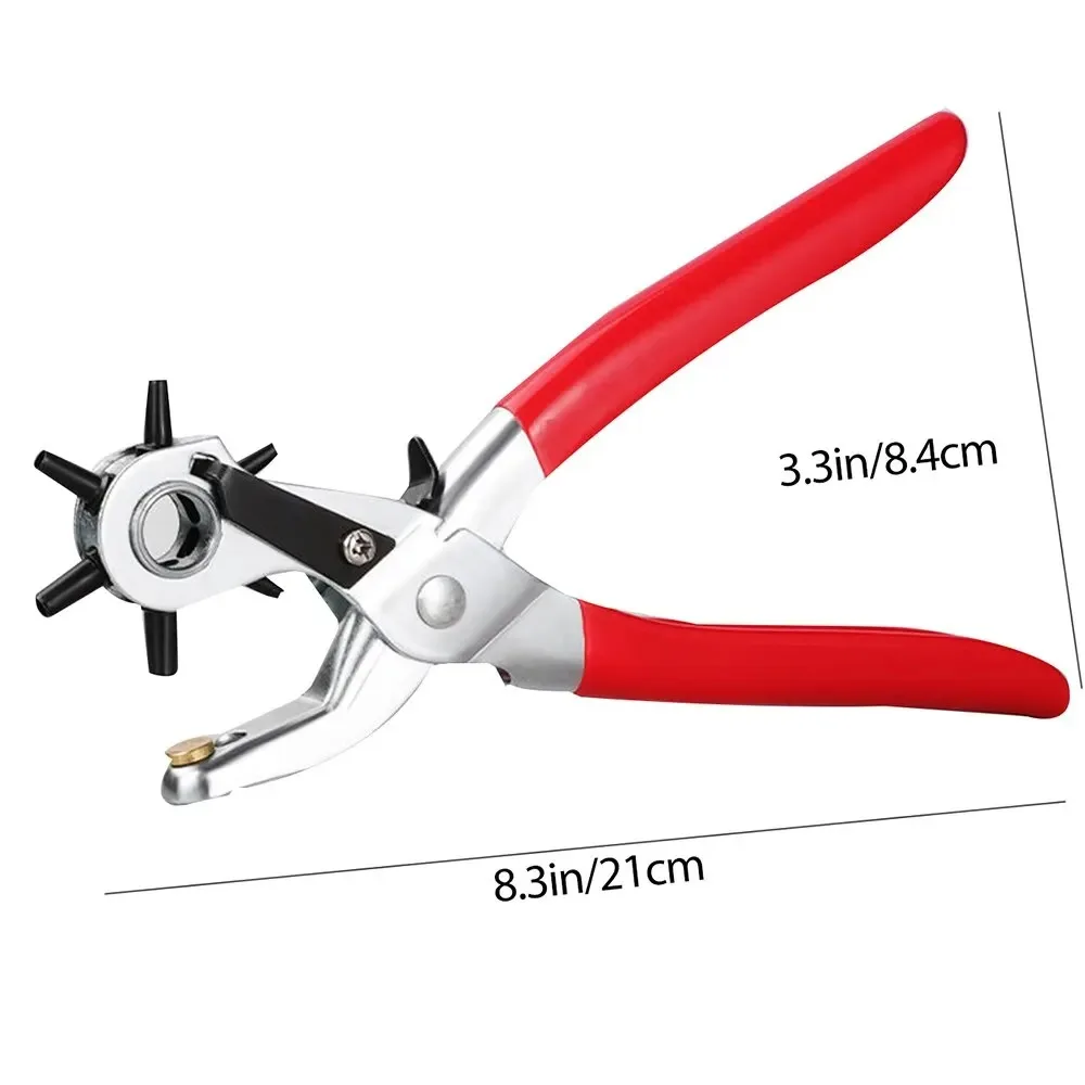 Leather Hole Punch Multifunctional Carbon Steel Belt Puncher Punching Tool Crafts Tool