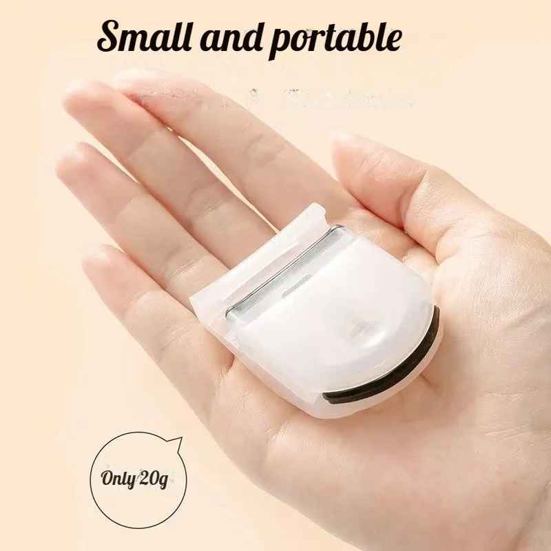 Mini Eyelash Curlers Eye Lashes Curling Clip Shiny Pink Plastic Eyelash Curler Portable False Eyelashes Extension Makeup Tools