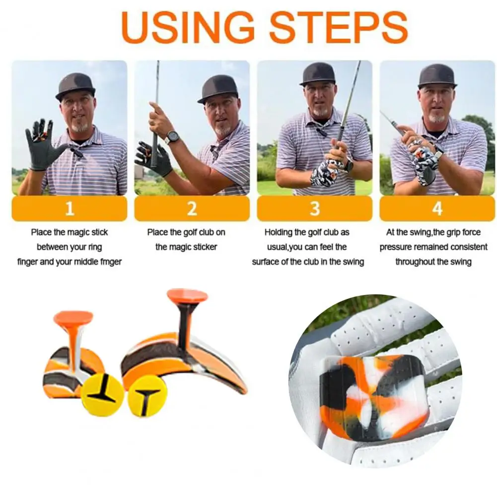 1Set Golf Club Grip Clinging Pad Comfortable Grip for Magic Golf Club Hand Grip Training Aid Anti-Slip Golf Accessories Gift 4