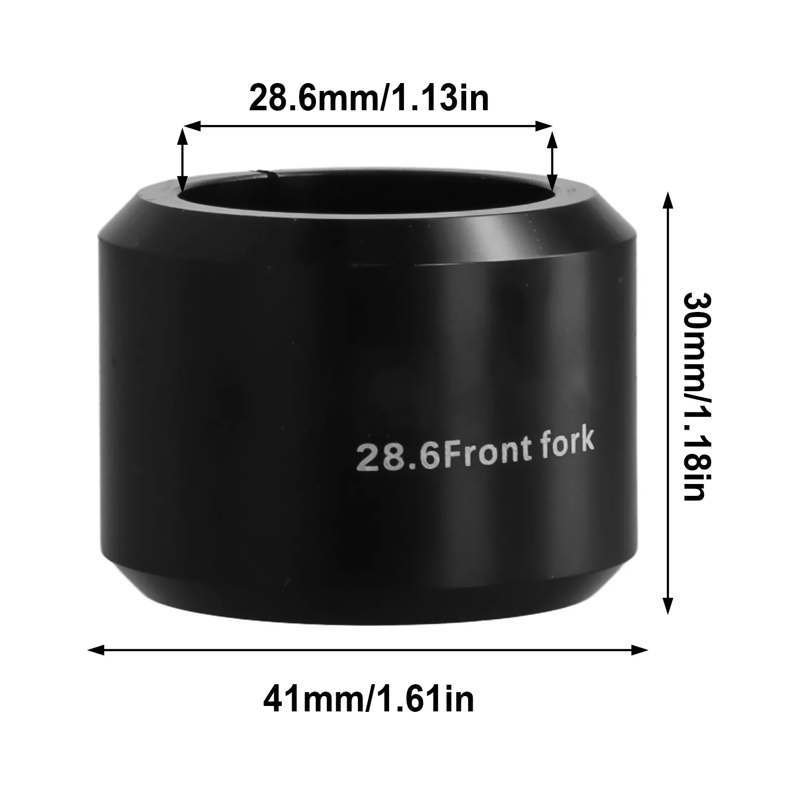 

1pc Holder Bicycle Stem Extension Holder Bike Fork Extender Fixed Adapter Anti Shake Lightweight 41x30mm Bicycle Components