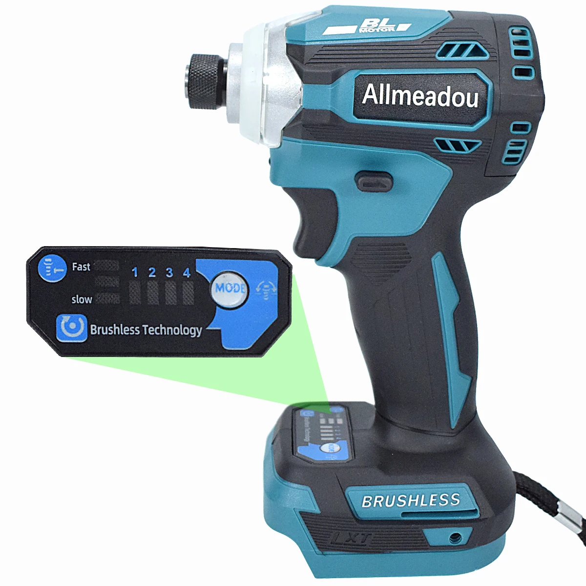Brushless Cordless Rechargable Electric Screwdriver Impact Wrench High-speed Drill Driver + 3 LED Light For Makita Battery electric impact wrench,impact wrench,electric screwdriver,impact driver,cordless electric wrench,cordless electric hammer drill