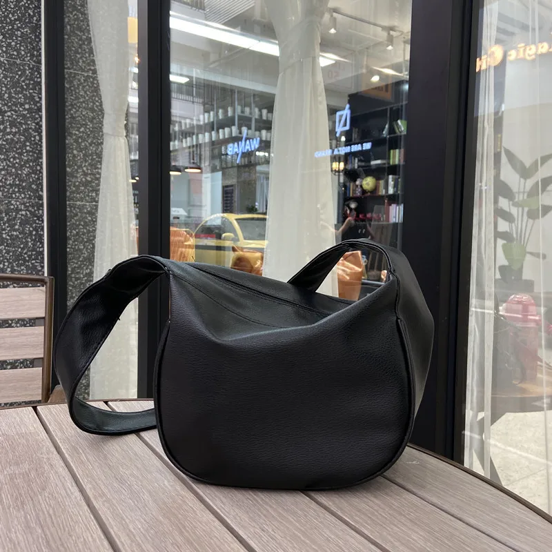 

New Dumpling Bag for Women Bags Large Capacity Shoulder Bags PU Leather Crossbody Bags Trendy Messenger Handbag Armpit Purs