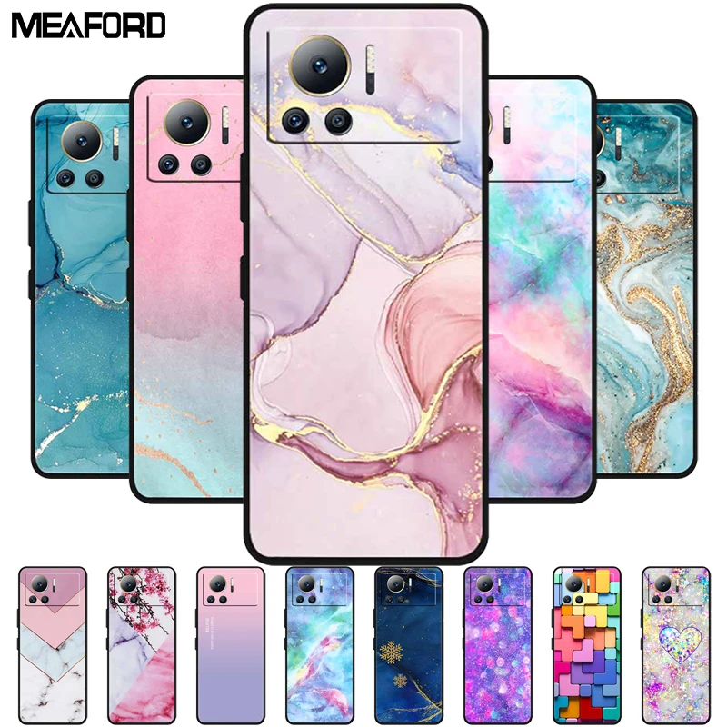 Per Infinix Note 12 Custodie Vip X672 Custodie Per Telefoni In Silicone Tpu Morbido Da 6.7 "In Marmo Per Infinix Note 12 Cover Posteriori Vip Etui Not