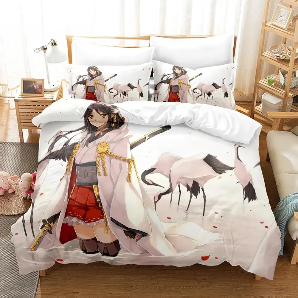 

Комплект постельного белья из 2/3 предметов с рисунком аниме Kantai Collection