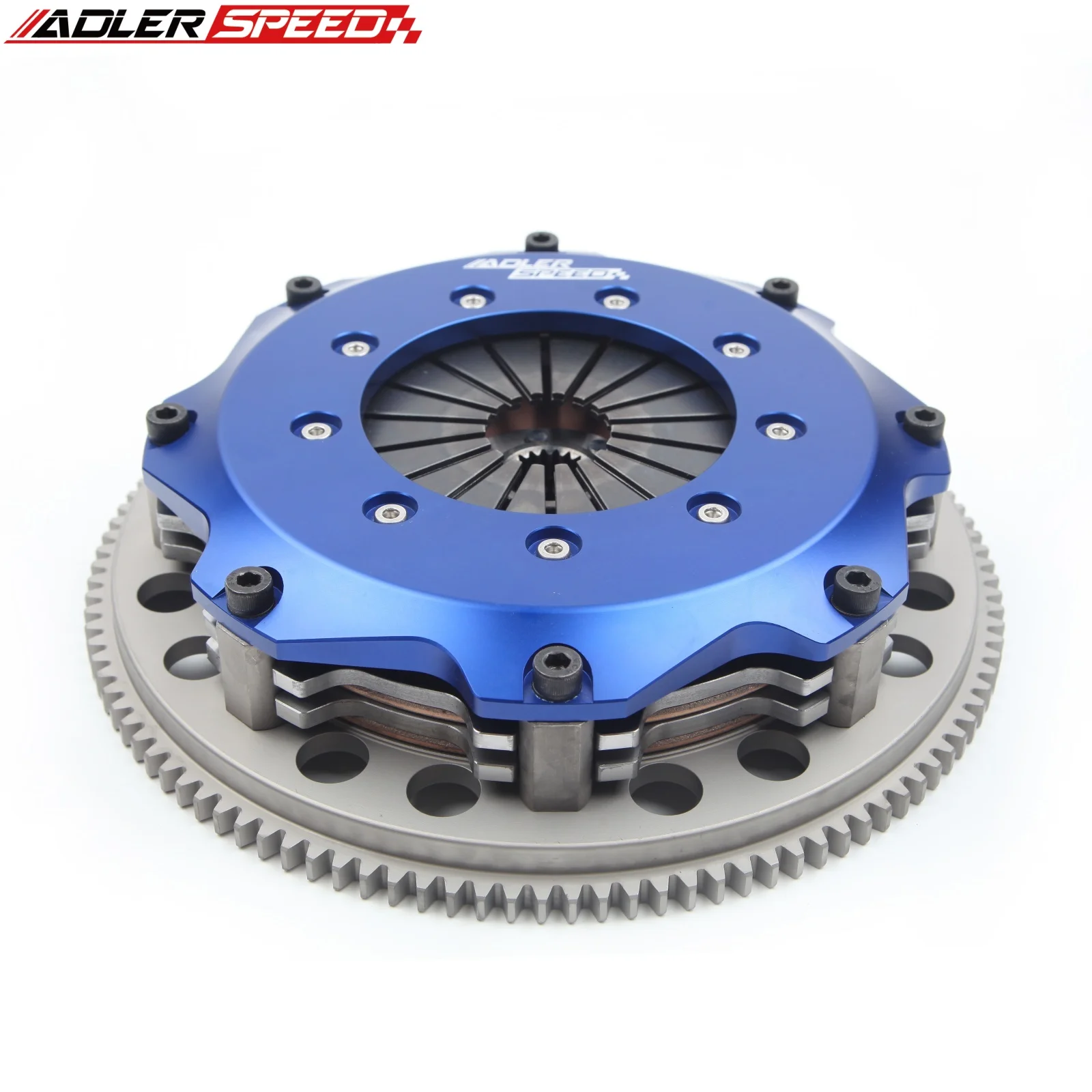 토요타 1JZ 2JZ R154 (푸시 스타일 릴리스 메커니즘) ADLERSPEED 8.5인치 (215mm) 시리즈 트윈 디스크 플레이트 클러치 키트