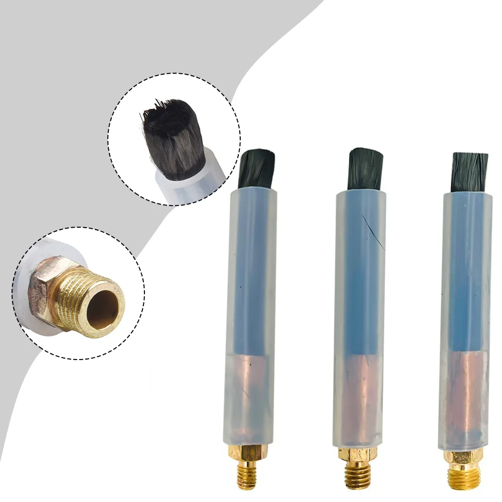 Cleaning Brush 2pcs Carbon Fiber Pickling Brush Electrolytic Polishing For Weld Seam Bead Joint Cleaning Machine