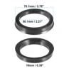 UXCELL 4Pcs 70.1mm to 54.1mm 56.6mm 57.1mm 60.1mm 63.5mm 65.1mm 66.1mm 67.1mm Car Tire Centering Hub Centric Rings Wheel 6