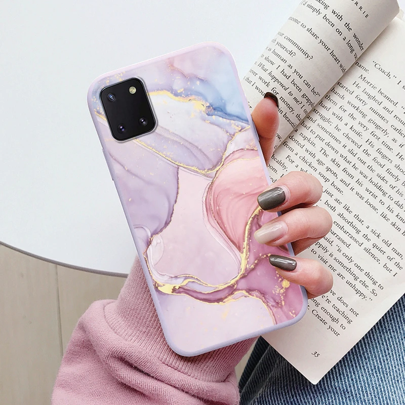 Elegant Marble Pattern Soft Protective Phone Case – Stylish and Durable Cover