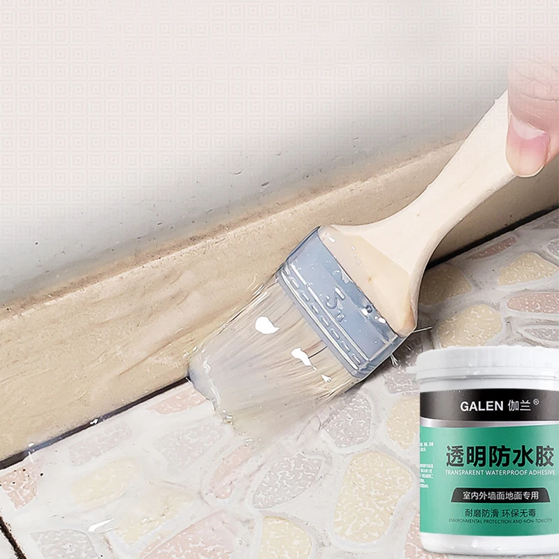 

Transparent Waterproof Glue Wall Leak-Proof Paint Floor Tile Ground Roof Wall Waterproof Repair Invisible Transparent Glue
