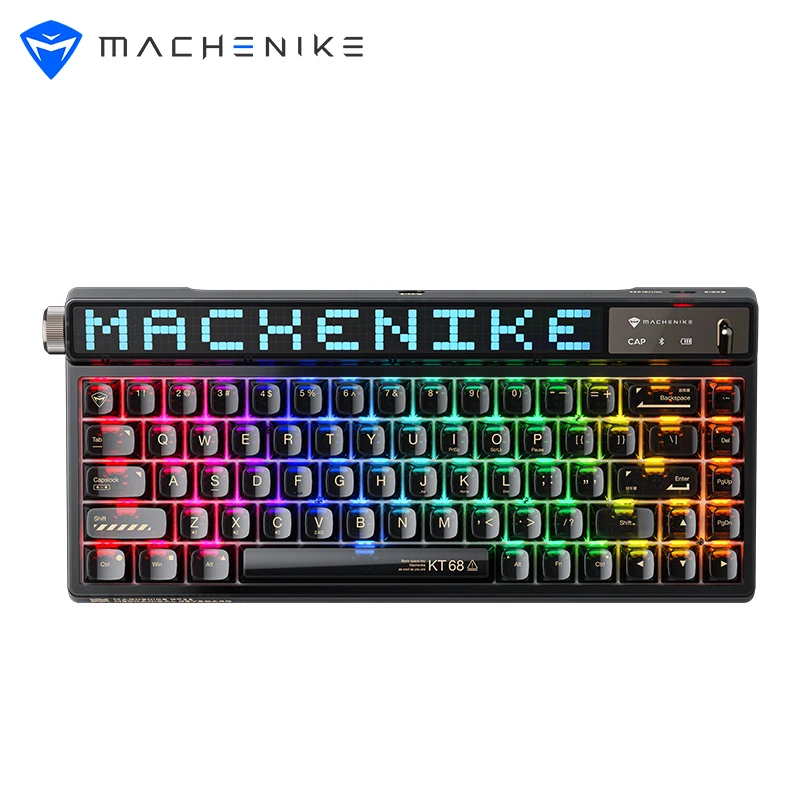 Machenike KT68 Pro Smart Screen Mechanical Keyboard 68 Keys RGB 