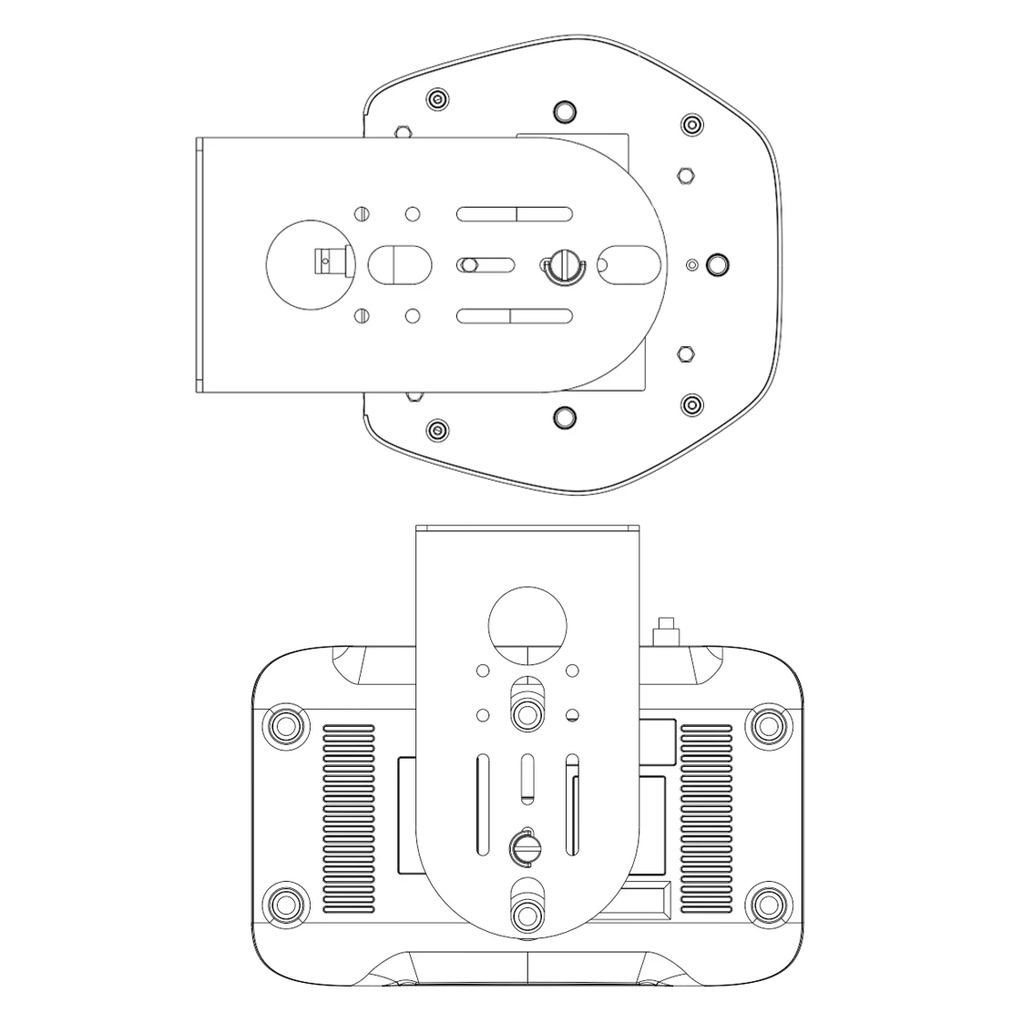 PTZ Camera Mounting Bracket Wall Mount Compatible with Tenveo HuddleCam PTZOptics Sony AVIPAS AVKANS SMTAV FOMAKO PTZ Camera
