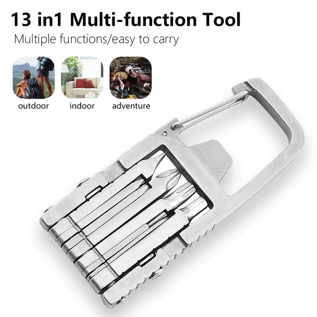 1pc Multifonction Porte-clés Outil, Multitool Comprend Ouvre