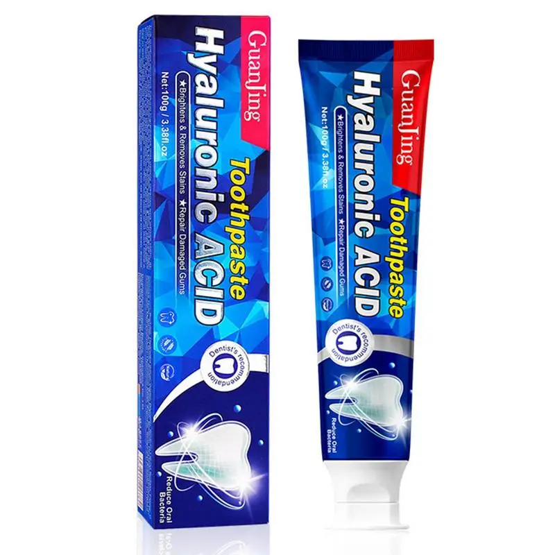 Deep Cleaning Toothpaste Hyaluronic Acid Toothpaste For Whiter Teeth
