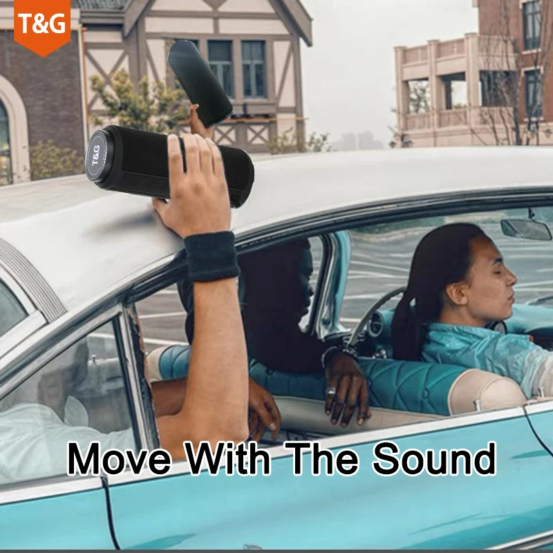 TG332 무선 블루투스 스피커, 스테레오 스피커, 휴대용, 야외, TF, USB, AUX, 휴대폰 연결, 태블릿, TV 파티 선물
