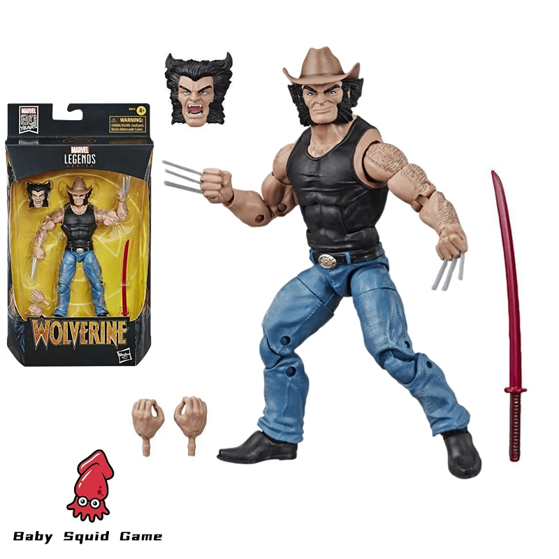 

In Stock Hasbro Marvel Legends Wolverine 6 Inches 15CM 1/12 PVC Original Action Figure Model Toy Collection Hobby Gift