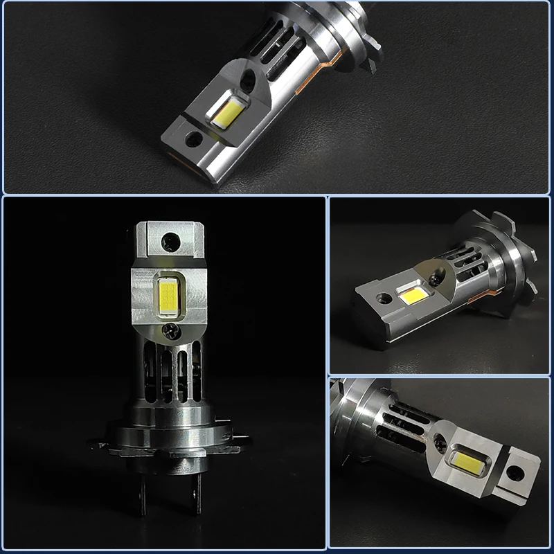 Powerful H7 Turbo LED 60W 60000LM 6000K Mini Body Wireless Direct Replacement Bulbs CSP for Car Headlamp Auto Diode Lamps H7 12V Led Car Lights Led Lights Led Bulbs Led Headlights Led Car Headlights Car Headlamps