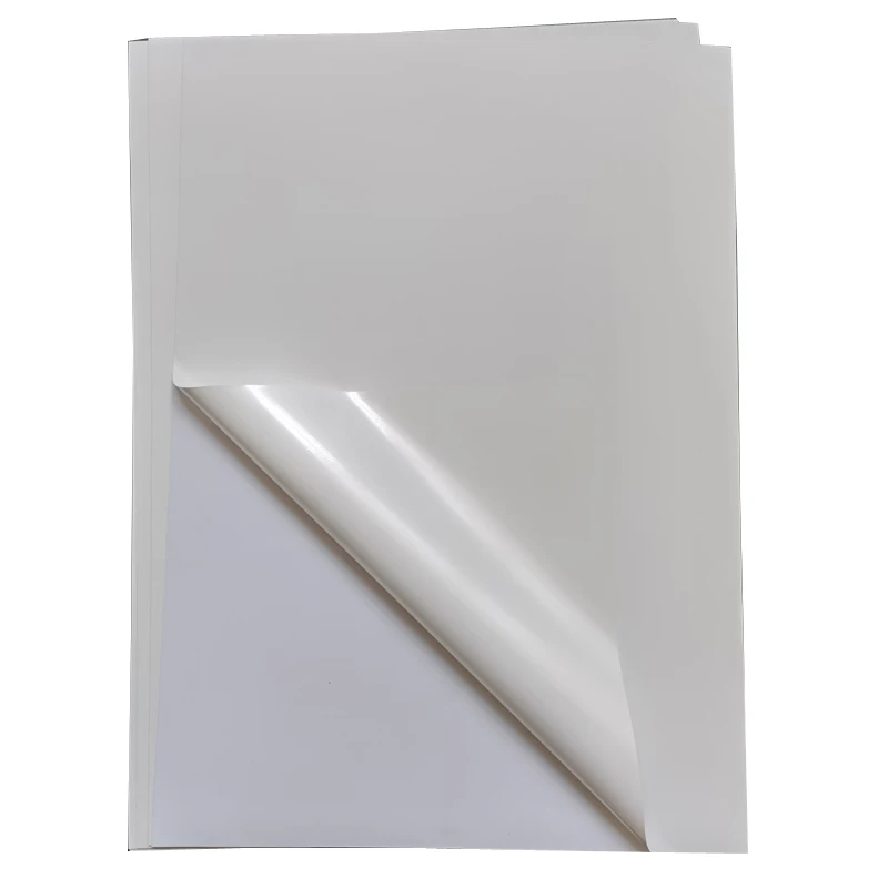 50 Sheets Waterproof Self Adhesive A4 Blank White Vinyl Sticker Label Paper for Laser/UV Printer