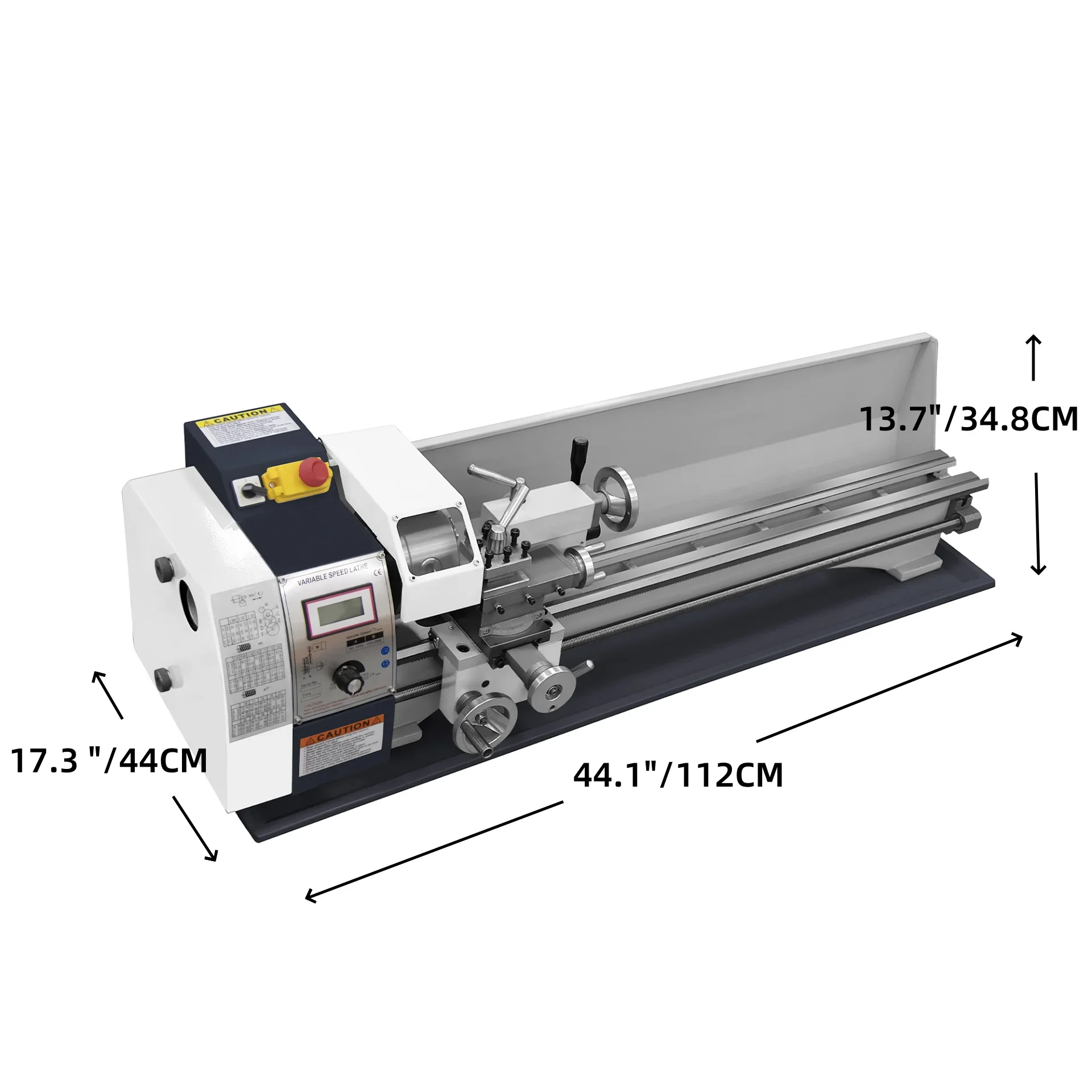 SIHAO Metalldrehmaschine Mini-Drehmaschine Bürstenlos/Bürstengebunden Variable Geschwindigkeit 750W-1500W Für DIY-Metalldreharbeiten und Metrische Gewindeherstellung – Detail 4