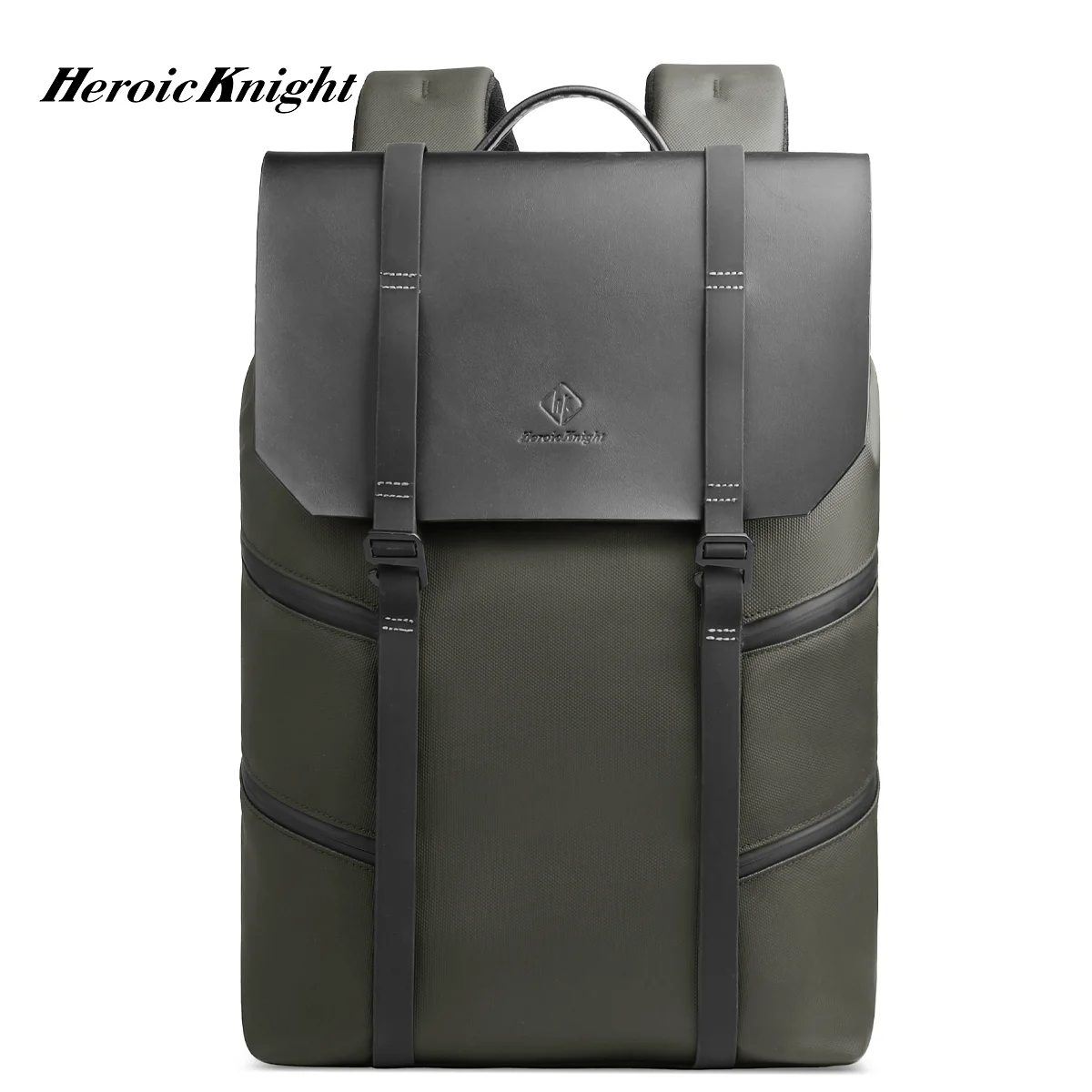Heroic Knight 15.6" Casual Laptop Backpack Men Waterproof Large Capacity Travel Backpack Fashion Male Business Commuter Bag Pack