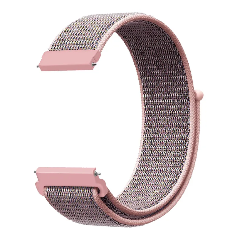 22mm 20mm Nylon Loop Strap for Samsung Galaxy Watc...