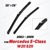 Wiper LHD Front Wiper Blades For Mercedes Benz E Class W211 S211 02 - 09 Windshield Windscreen Window Brush 26"26" 1