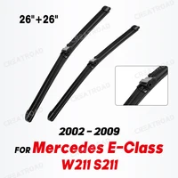 Wiper LHD Front Wiper Blades For Mercedes Benz E Class W211 S211 02 - 09 Windshield Windscreen Window Brush 26"26" 1