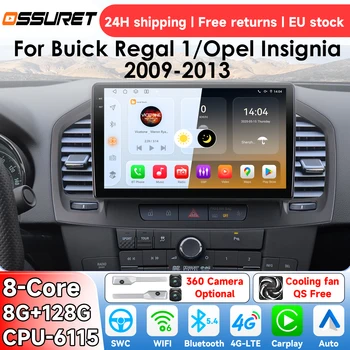 Radio para Auto OSSURET con IA y Android 14 para Buick Regal y Opel Insignia 2009-2013, Sistema Inteligente con Carplay, Reproductor Multimedia, GPS, 4G, 6115 1
