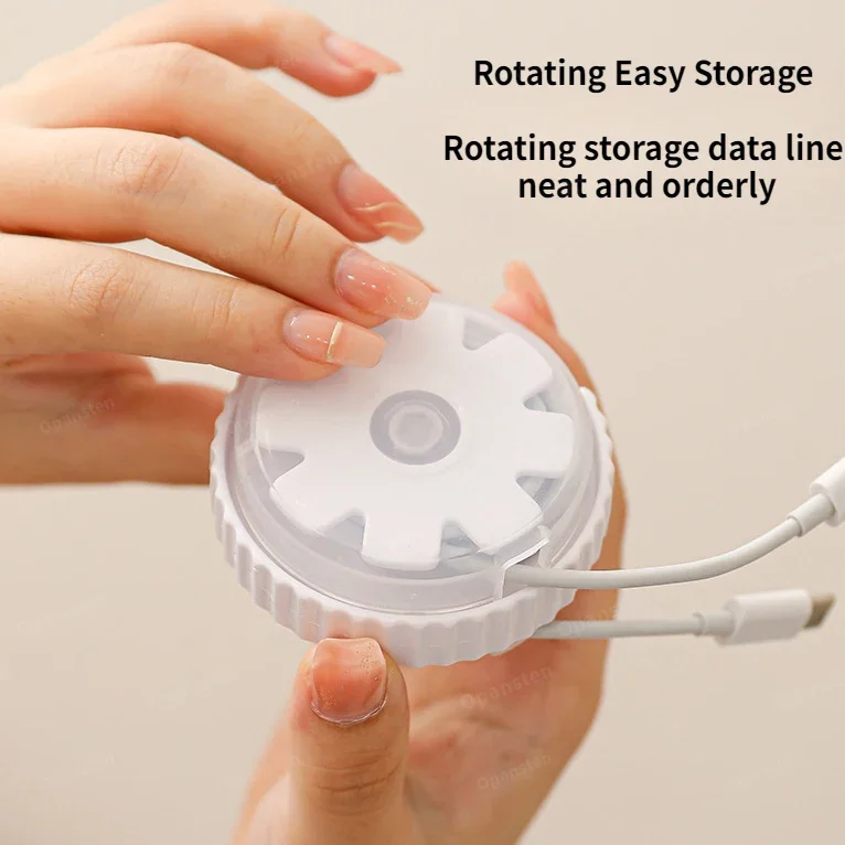 Mouse Cord Winder Data Cable Reel Winding Rotary Desktop Cable Organizer Headphone Organizer Junction Box cable organizer