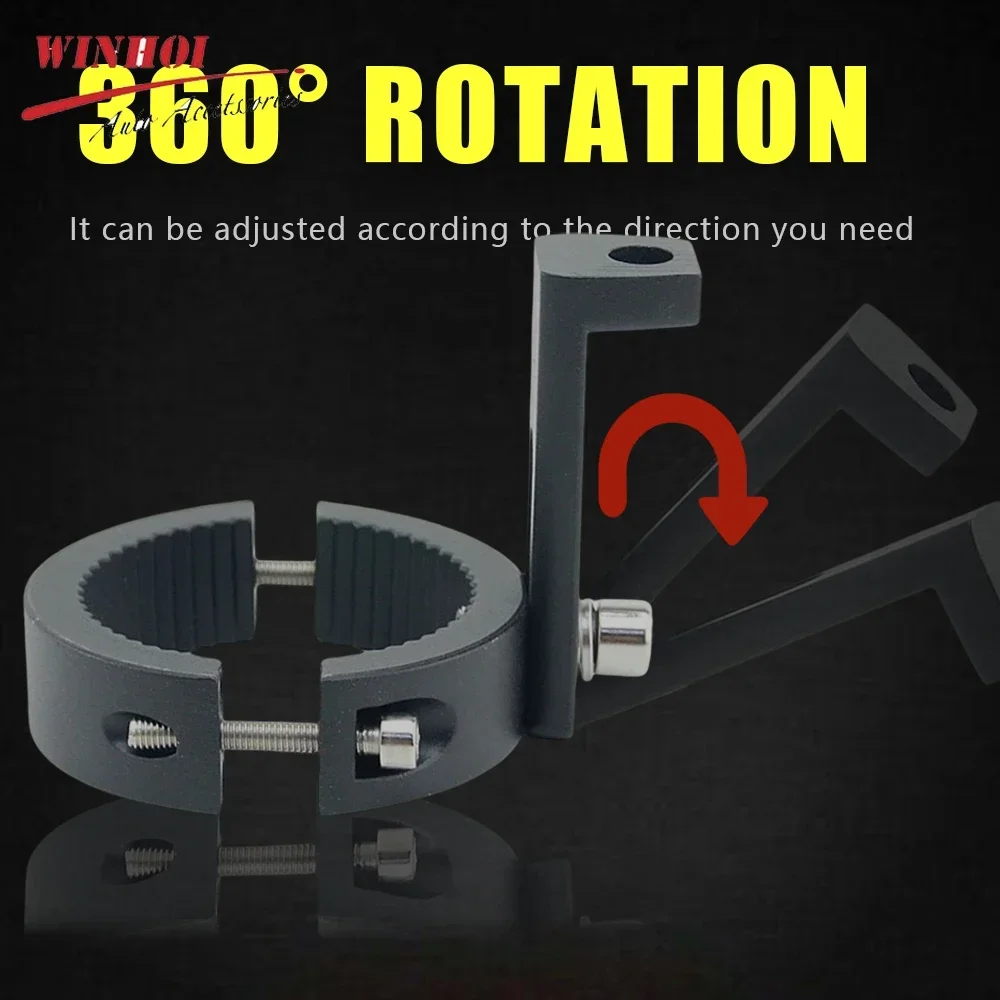 Motorcycle Mounting Bracket Spotlight Headlight Fog Driving Lights Brackets Universal Bicycles Mount Bracket Durable Reviews motorcycle light bracket