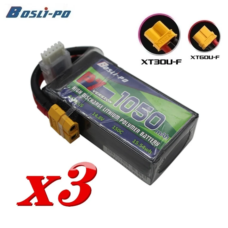 

14.8V 1050mAh 150C LIPO Battery For RC Helicopter Quadcopter FPV Racing Drone Parts With XT30/XT60 14.8v Rechargeable BATTERY