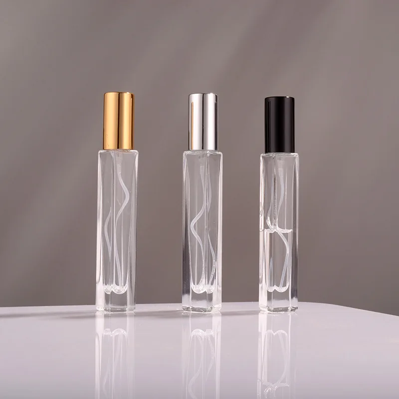 

10ML Perfume Spray Bottle Perfume Refillable Sub-bottling Small Sample Portable Bottle Glass Mini Mist Dispenser Atomizer