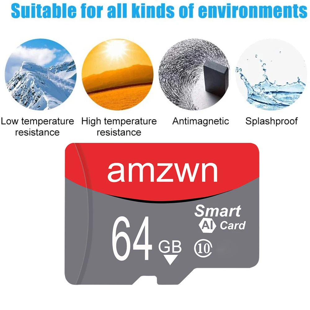 Mini carte SD pour appareil photo du matin, carte TF, carte mémoire, 64 Go,  U3, A2, irritation 10, cellule, PC, 128 Go, 32 Go, U1 - AliExpress