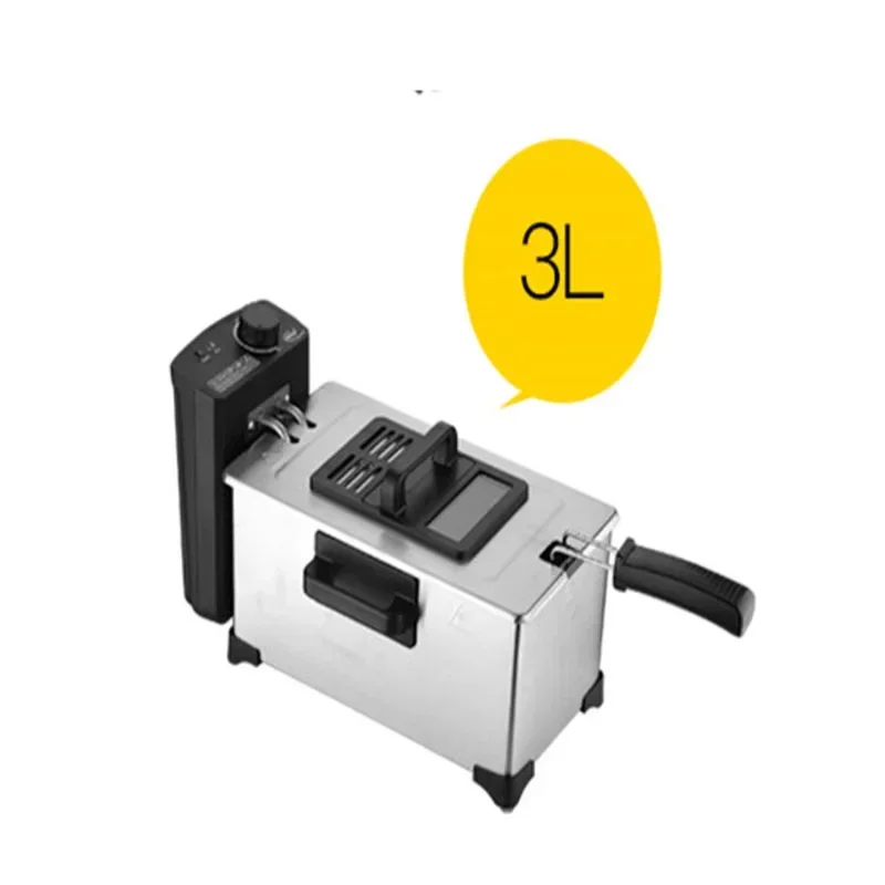 3L Automatic Electric Fryer WJ-800 Household French Fries Electric Fryer Oil 220V/2000W Stall Fried Skewer Fryer 6