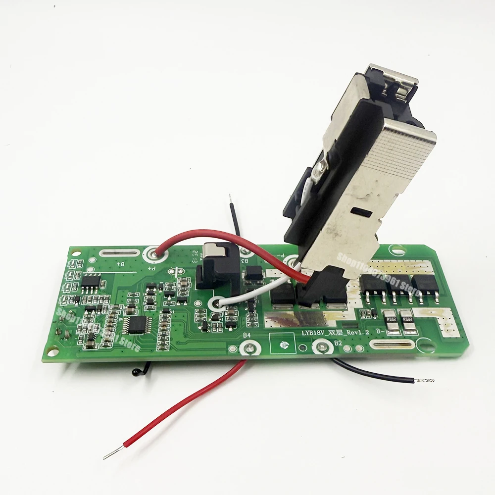 P108 เครื่องมือแบตเตอรี่ลิเธียม PCBA BMS สําหรับ Ryobi 18V Li-Ion แบตเตอรี่ชิปชาร์จ Protection Circuit Board ควบคุมเมนบอร์ด 1