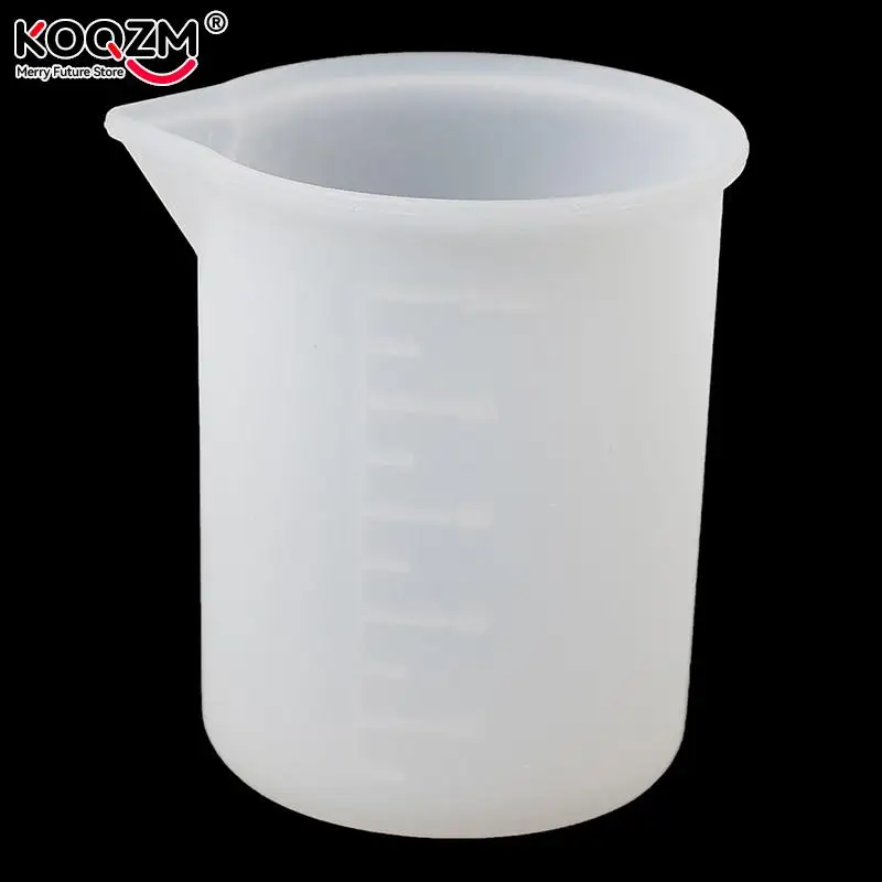 2Pcs Silicone 100ml Measuring Cup For Jewelry Crystal Scale Resin Glue Molds Handmade DIY Craft Mixing